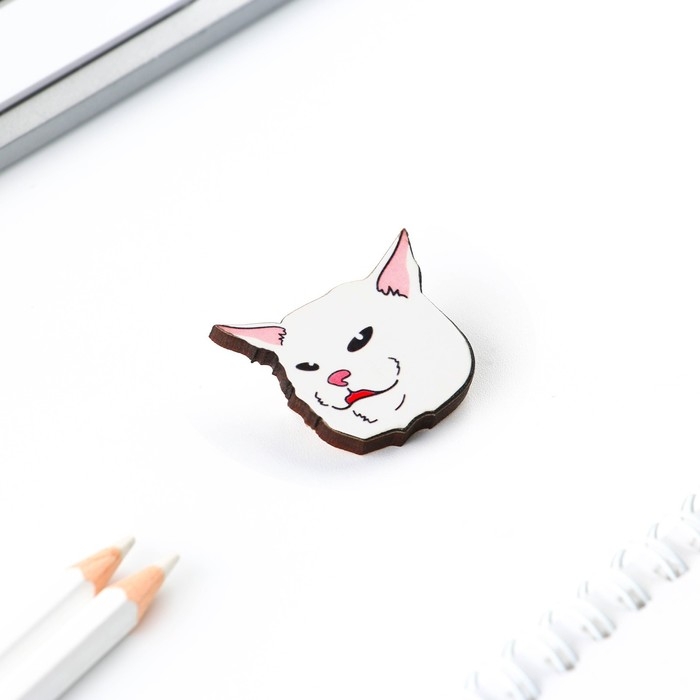 Значок «Это тот самый кот!», 3 х 2,6 см Значок «Это тот самый кот!», 3 х 2,6 см