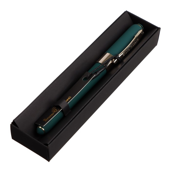 Ручка шариковая, 0.5 мм, Bruno Visconti MONACO, стержень синий, корпус зелёный, в футляре Ручка шариковая, 0.5 мм, Bruno Visconti MONACO, стержень синий, корпус зелёный, в футляре