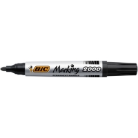 Маркер перманентный 4.9 мм BIC Marking 2000 ECOlutions чёрный, МИКС