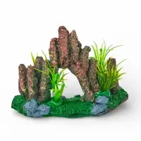 Декор для аквариума "Каменные джунгли", 14 х 5 х 9,5 см