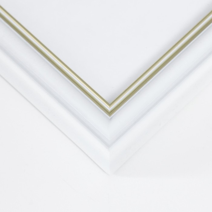 Фоторамка пластик Фоторамка пластик "Арона" 21х30 см, белый