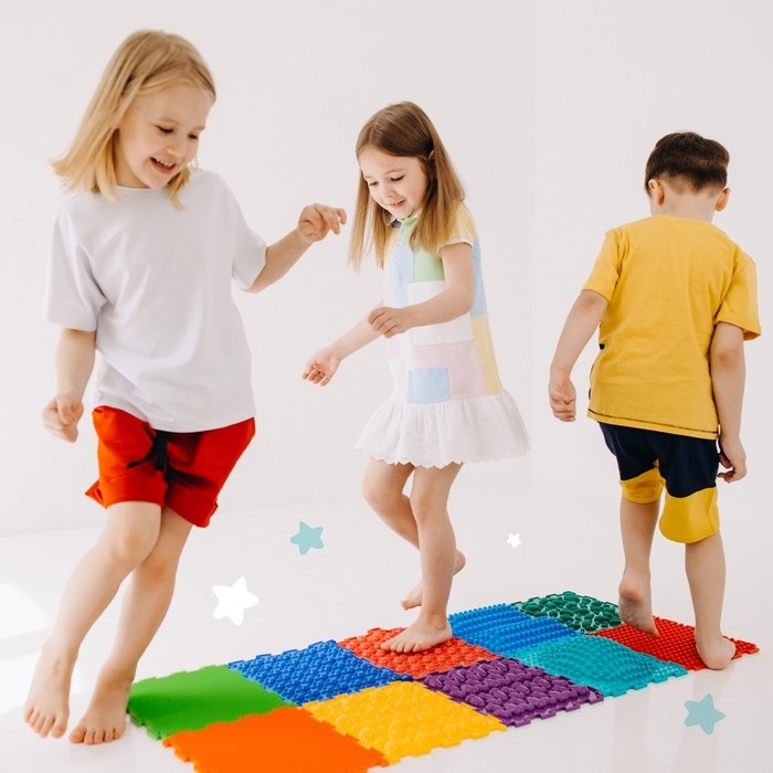 Модульный массажный коврик ОРТОДОН, набор №10 «Ассорти» Модульный массажный коврик ОРТОДОН, набор №10 «Ассорти»