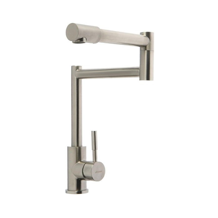 Cмеситель для кухни Accoona A44090, однорычажный, складной излив, нержавеющая сталь, хром Cмеситель для кухни Accoona A44090, однорычажный, складной излив, нержавеющая сталь, хром