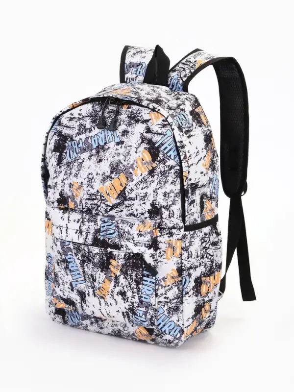 Рюкзак школьный &laquo;Абстракция&raquo;, на молнии, с карманами, с принтом, 30&times;13&times;42 см