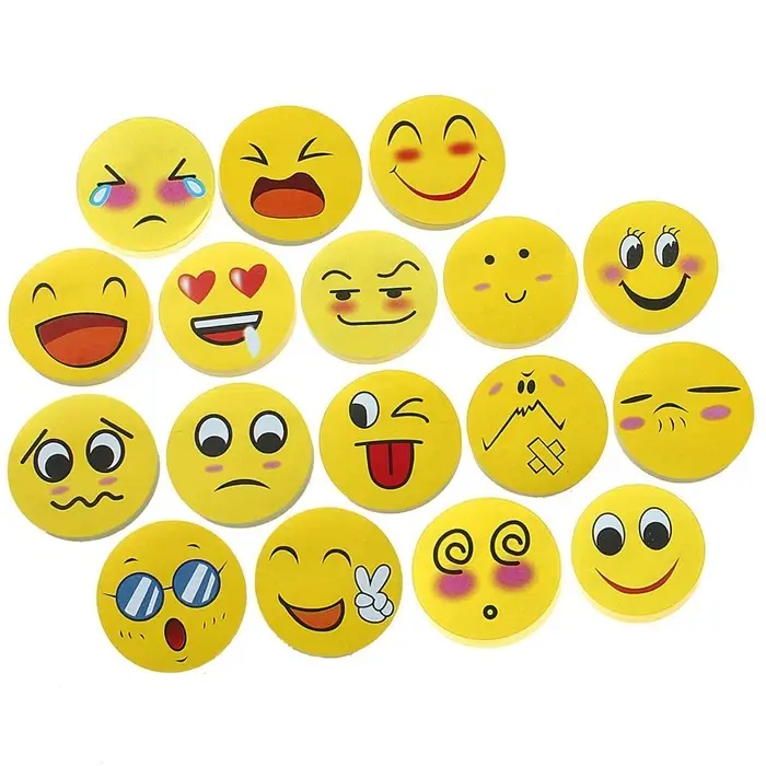 Блок с липким краем &laquo;Смайлы&raquo;, 100 листов, МИКС