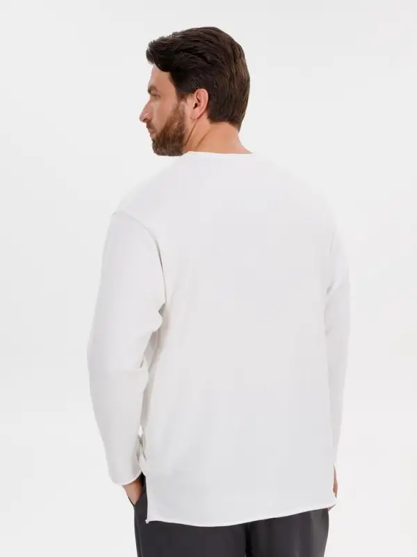 Лонгслив унисекс Siluetti Fuori, молочно-белый, размер L/XL