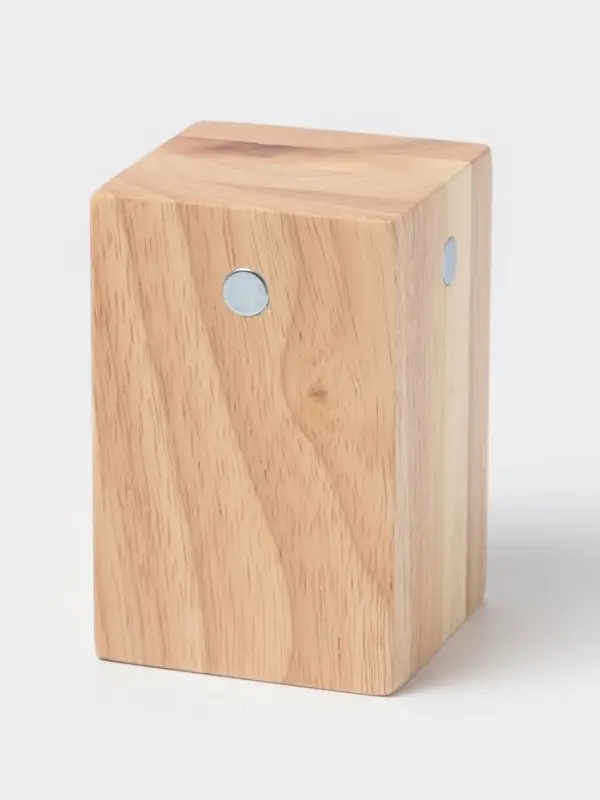 Набор ножей для подачи сыра, 4 шт., на магнитной подставке, 8.5&times;8.5&times;16.5 см, бежевый