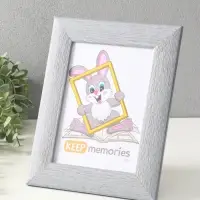 Фоторамка для фото 15&times;21 см Keep memories Luxe Elegance, пластик, серо-голубой, (пластиковый экран)