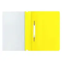 Набор папок-скоросшивателей А4, 5 штук, Calligrata, 180 мкм, с прозрачным верхом, жёлтый
