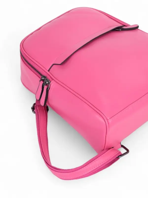 Рюкзак-сумка женский на молнии, с карманами, размер 27&times;9.5&times;32 см, фуксия