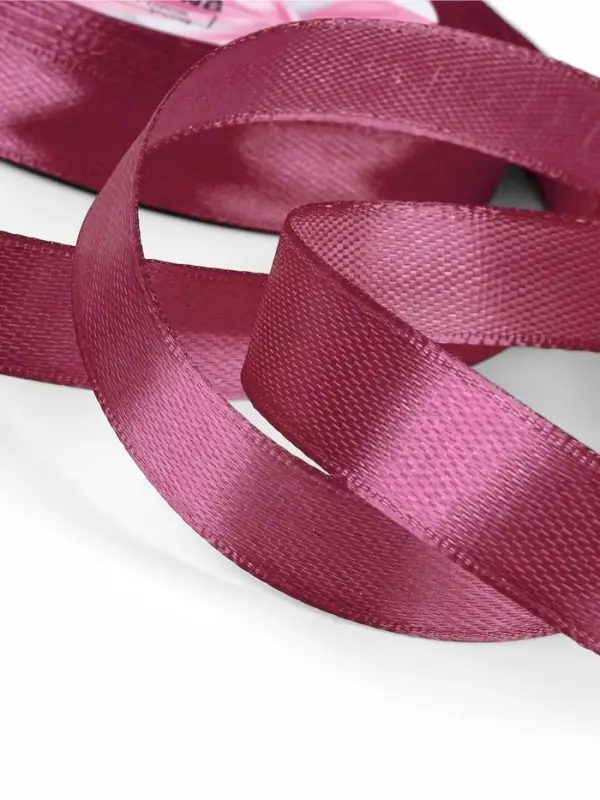 Лента атласная, 12 мм, 23±1 м, сливовая №171 Лента атласная, 12 мм, 23±1 м, сливовая №171