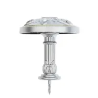 Держатель для штор CAPPIO KS032, d=98 мм, цвет серебро с золотом, 2 шт.