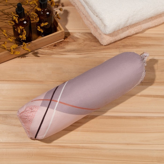 Валик с лавандой и стружкой можжевельника, сувенирная, 10×28 см, микс Валик с лавандой и стружкой можжевельника, сувенирная, 10×28 см, микс