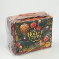 Подарочный набор «С Новым годом»: чай (50 г), конфеты (110 г), печенье брауни (120 г) Подарочный набор «С Новым годом»: чай (50 г), конфеты (110 г), печенье брауни (120 г)