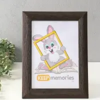 Фоторамка для фото 21&times;30 см Keep memories Luxe Elegance, с ножкой, пластик, коричневый, (пластиковый экран)