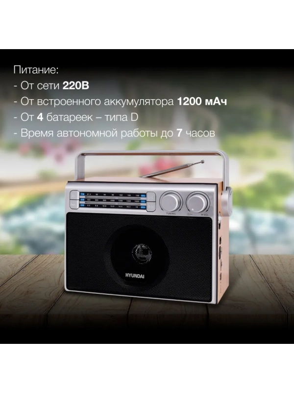 Радиоприемник H-SRS105 Bluetooth USB microSD Радиоприемник H-SRS105 Bluetooth USB microSD