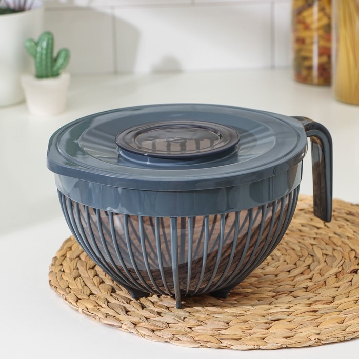 Емкость для миксера с крышкой 3л 26,5х22х14см Емкость для миксера с крышкой 3л 26,5х22х14см