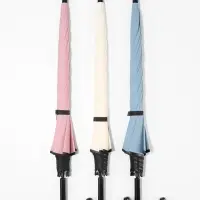 Зонт полуавтоматический &laquo;Однотон&raquo;, 8 спиц, R=51/58 см, d=102 см, МИКС