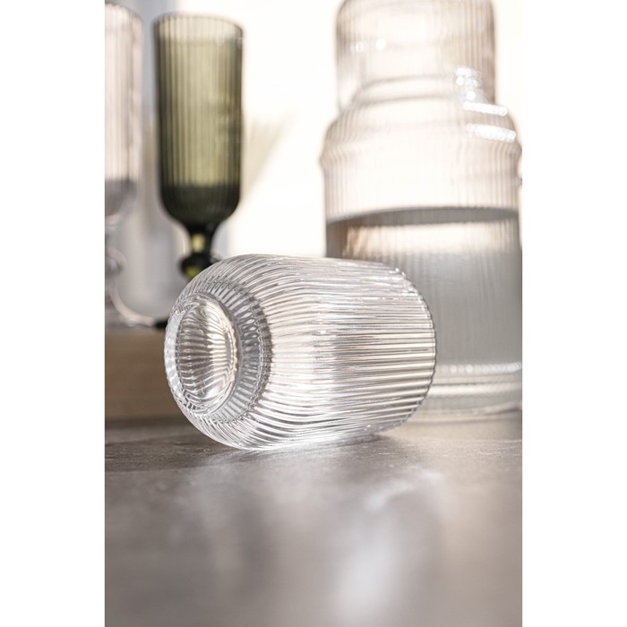 Стакан стеклянный Magistro «Грани», 400 мл, 8×13 см