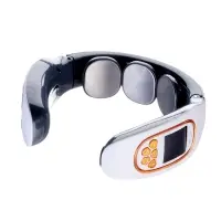 Массажёр для шеи Luazon LEM-50, 4 Вт, 4 режима, USB, от АКБ, белый