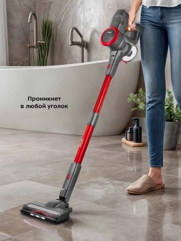 Беспроводной пылесос вертикальный КТ-5175 (2 в 1) 220 Вт Беспроводной пылесос вертикальный КТ-5175 (2 в 1) 220 Вт