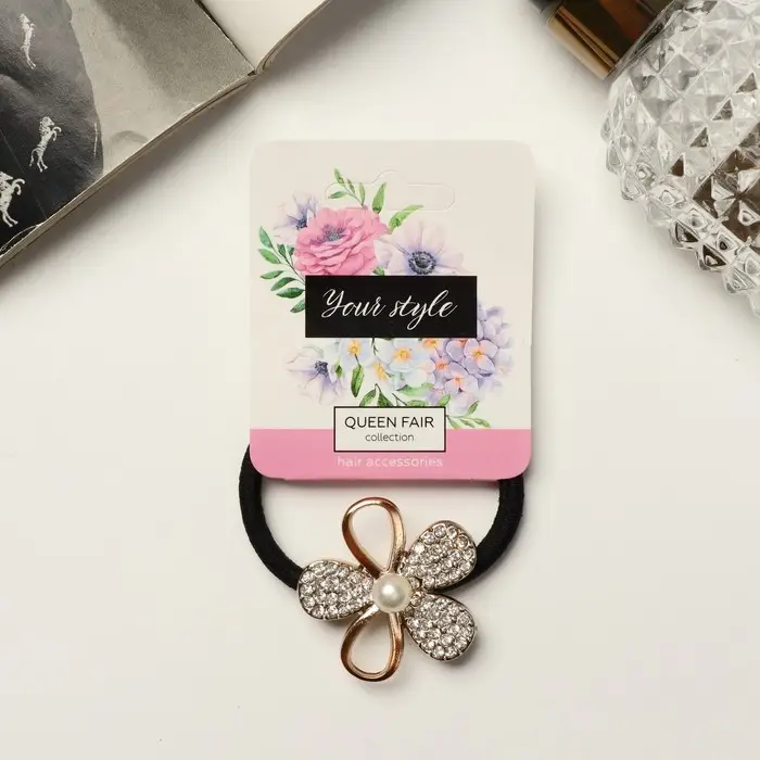 Резинка для волос «Текуса», цветок, 4.5 см Резинка для волос «Текуса», цветок, 4.5 см