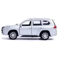 Машина металл Chevrolet Tahoe и Lexus LX 570, 12 см, открываются двери и багажник, инерция, МИКС