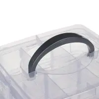 Органайзер тм VETTA, 3-х уровневый, 18 ячеек, пластик, 15х15х12,5см