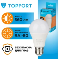 Лампа светодиодная Topfort E27 15W 3000K груша