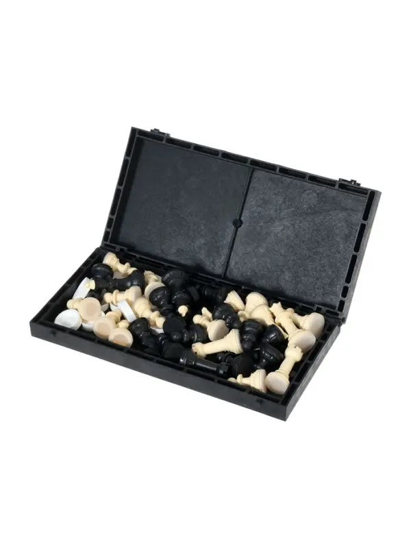 Настольные игры 2 в 1 &laquo;Семейная&raquo;: шахматы, шашки, доска пластик 30&times;30 см