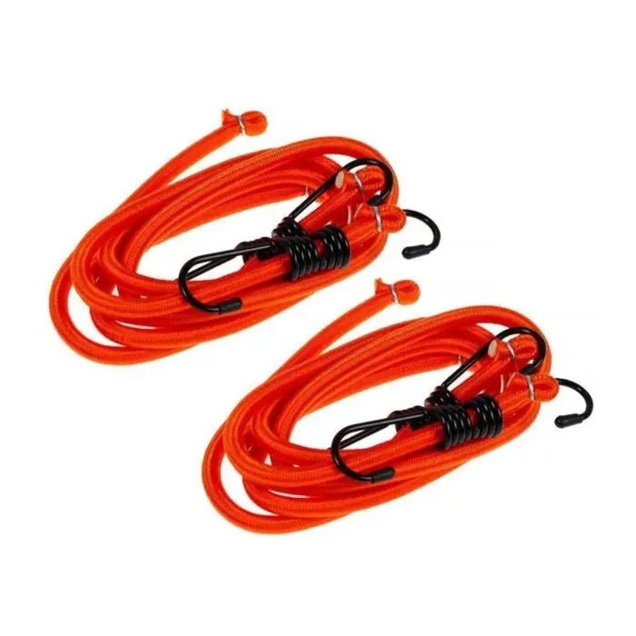 Резинка для крепления багажа Airline, 80 см, d8 мм, металлические крючки, набор 2 шт Резинка для крепления багажа Airline, 80 см, d8 мм, металлические крючки, набор 2 шт