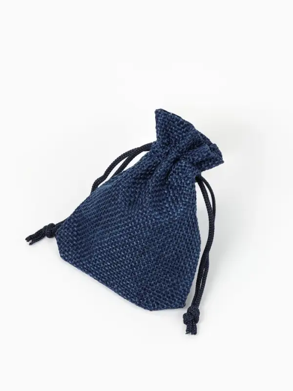 Мешочек подарочный &laquo;Льняной&raquo; 7&times;9, синий