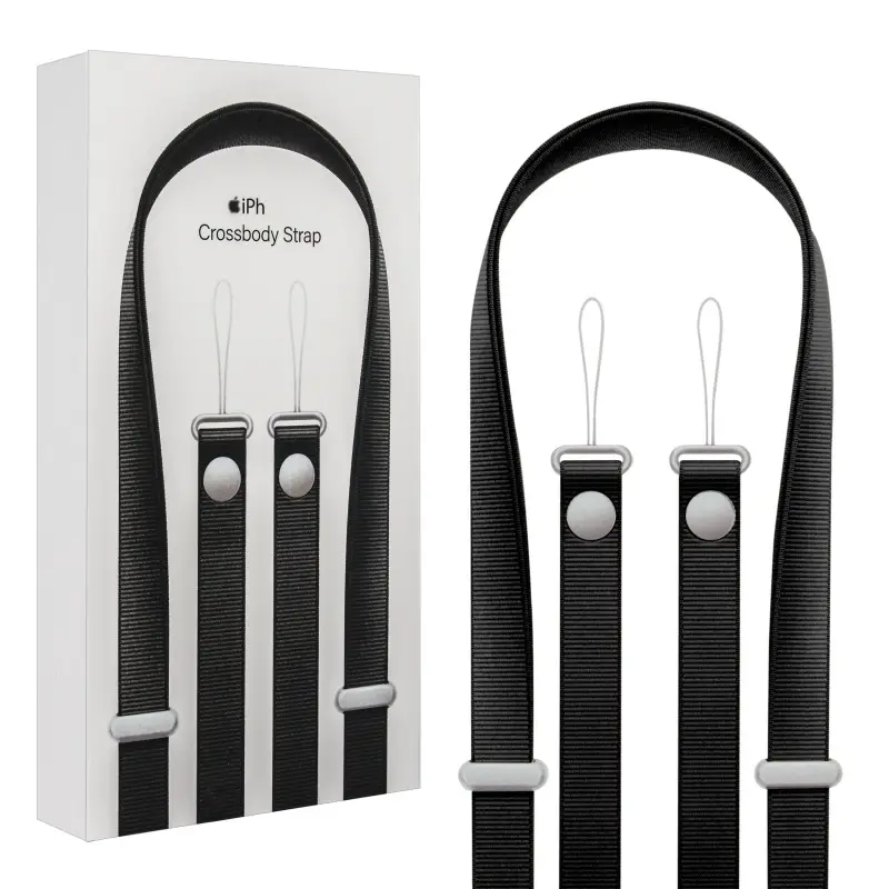 Ремень через плечо Crossbody Strap для iPhone Black