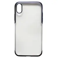 Чехол Iph XS Max Baseus Glitter Case с рамкой синий