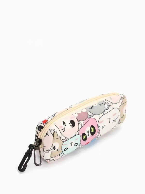 Рюкзак школьный &laquo;Звери&raquo;, с пеналом, 29&times;12&times;41 см, разноцветный