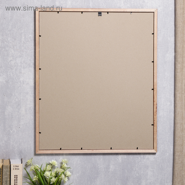 Фоторамка сосна с24 коричневая 50х60 см (пластиковый экран) Фоторамка сосна с24 коричневая 50х60 см (пластиковый экран)