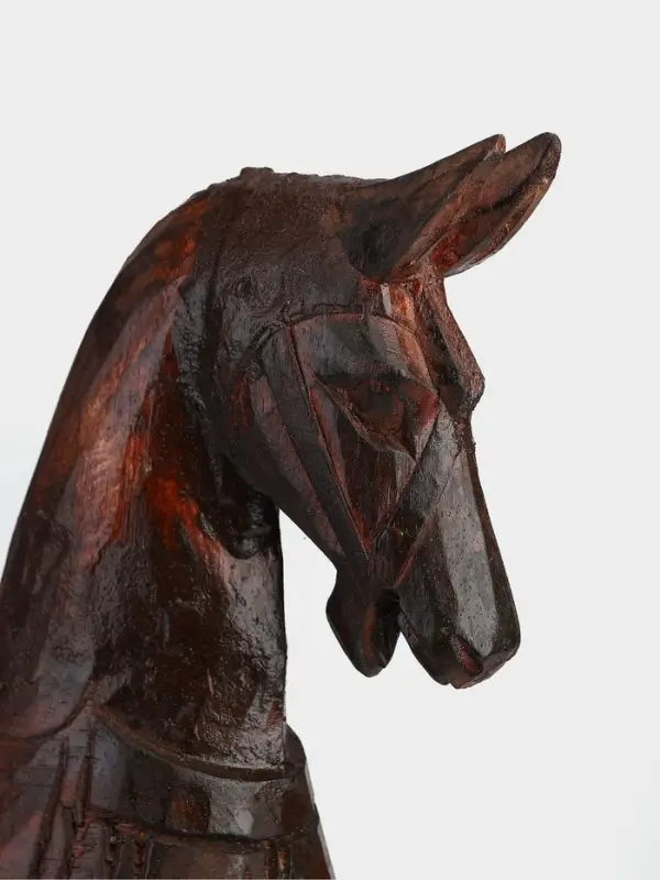 Сувенир интерьерный &laquo;Лошадка-качалка&raquo;, 42&times;12&times;43 см, дерево, коричневый