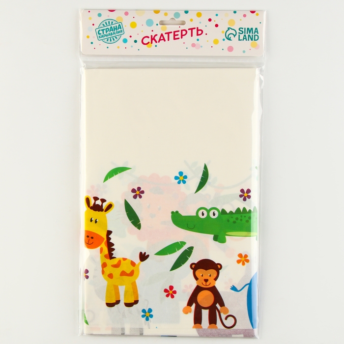 Скатерть «Животные», 120х180 см Скатерть «Животные», 120х180 см