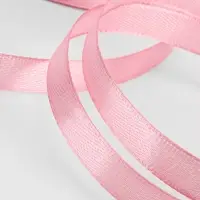 Лента атласная, 10 мм, 23±1 м, жемчужно-розовая