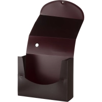 Короб архивный на кнопке Attache&nbsp; 120 мм пластик,бордовый полоска