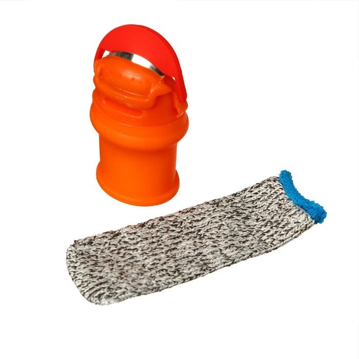 Напальчник с лезвием + 1 защитный напальчник, для сбора урожая, Greengo