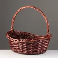 Набор корзин из 3 шт, 48x35xH13/18/40 см, 40x30xH12/16/35 см, 33x25xH10/14/29 см, ива