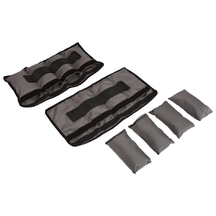 Утяжелители ONLYTOP, со сменным весом, 2 шт. × 2 кг, цвет МИКС Утяжелители ONLYTOP, со сменным весом, 2 шт. × 2 кг, цвет МИКС