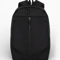 Рюкзак школьный, однотонный, 1 отделение, 3 кармана, 28&times;13&times;39 см, чёрный