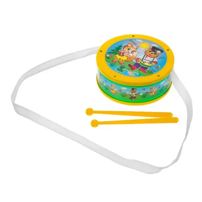 Игрушечный барабан, для детей, МИКС