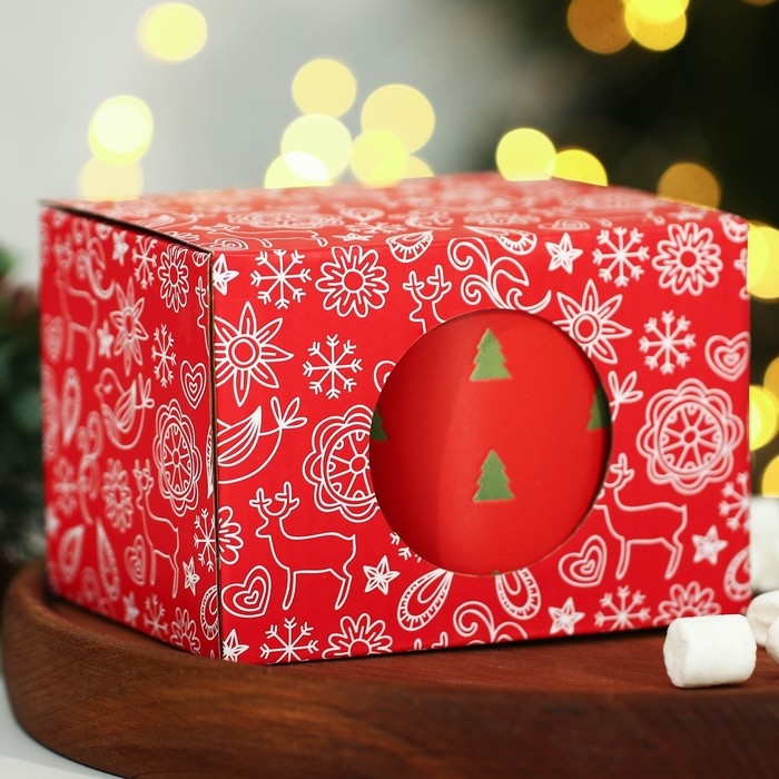 Новый год! Кружка керамическая «Новогодняя сказка», 320 мл, цвет красный