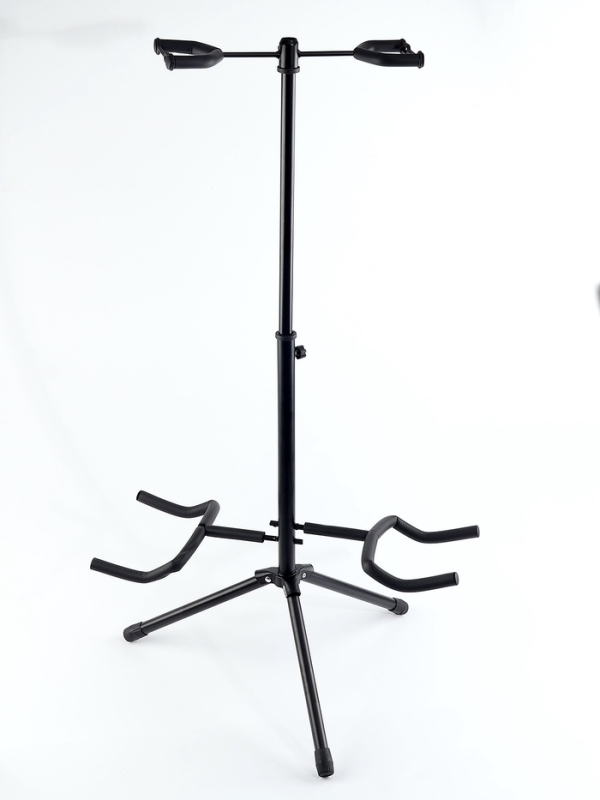 Стойка для гитар Music Life на 2 инструмента,  h - 60-105 см Стойка для гитар Music Life на 2 инструмента,  h - 60-105 см