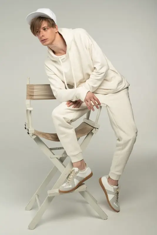 Худи унисекс H2, молочно-белое, размер XS/S Худи унисекс H2, молочно-белое, размер XS/S