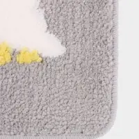 Коврик Доляна &laquo;Гуси&raquo;, 40&times;60 см, микрофибра, серый