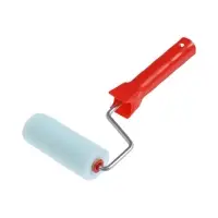 Валик ЛОМ, поролон, 100 мм, рукоятка d=6 мм, D=16 мм, 2 запасных шубки